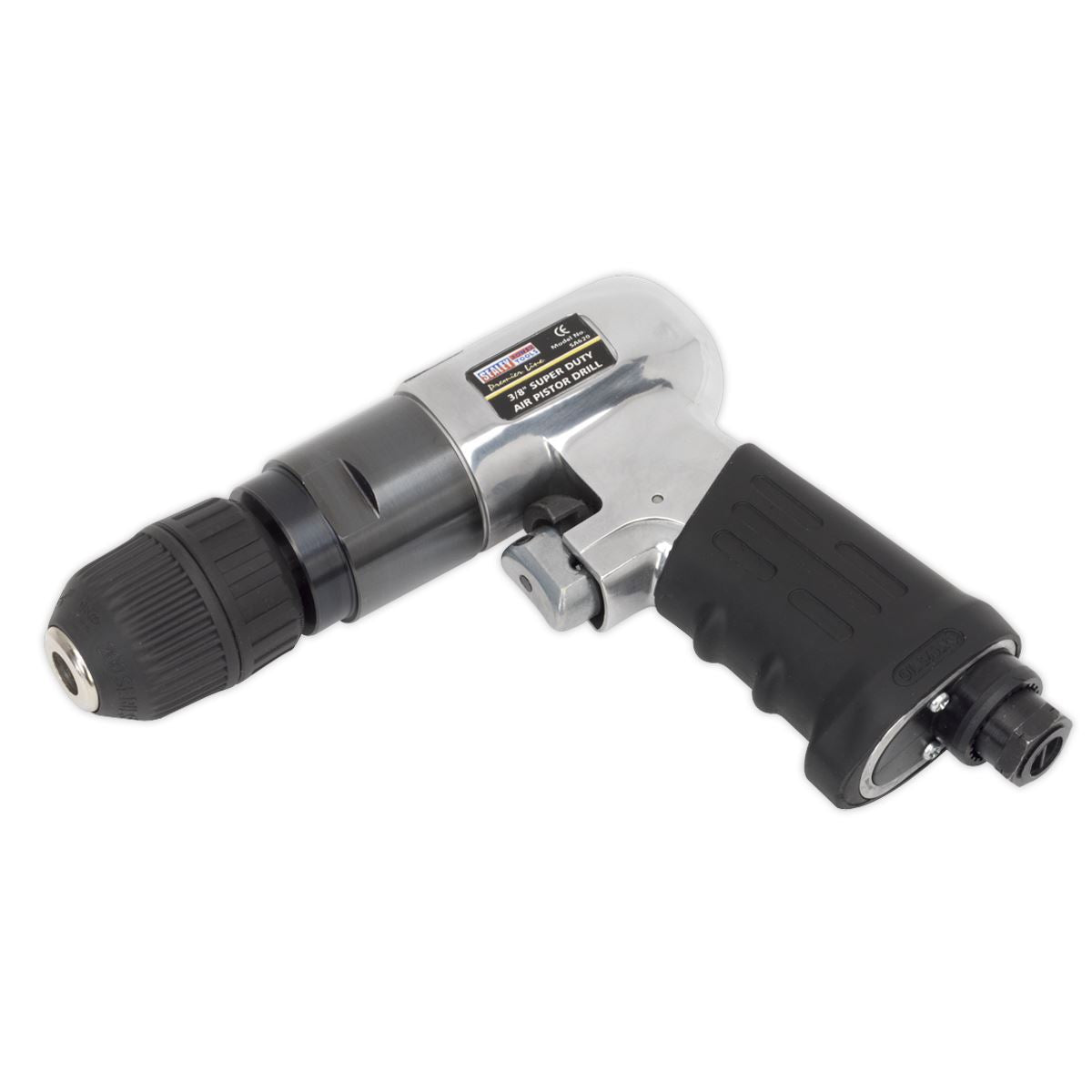 Sealey Air Pistol Drill �10mm with Keyless Chuck Composite Reversible - Premier SA620