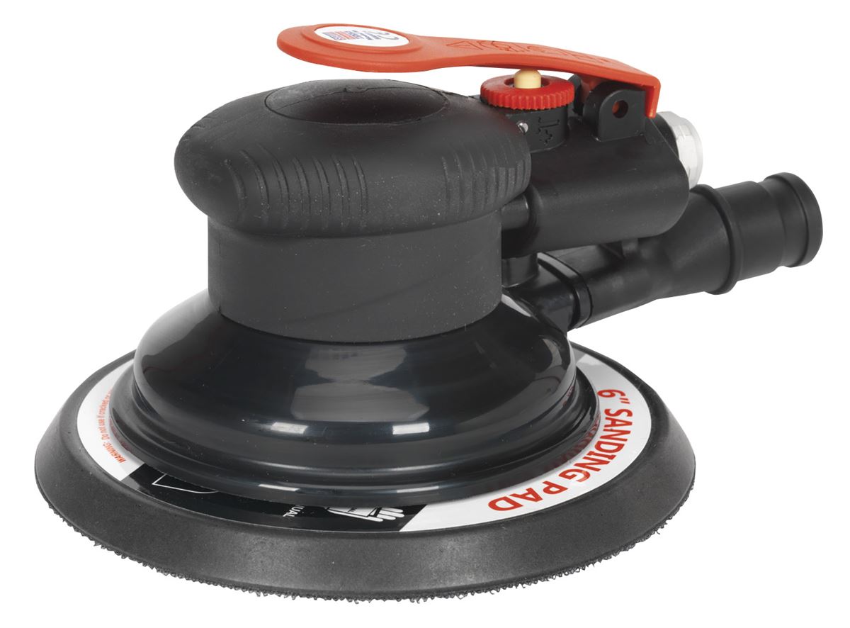 Sealey Air Palm Orbital Sander �150mm Dust-Free SA801