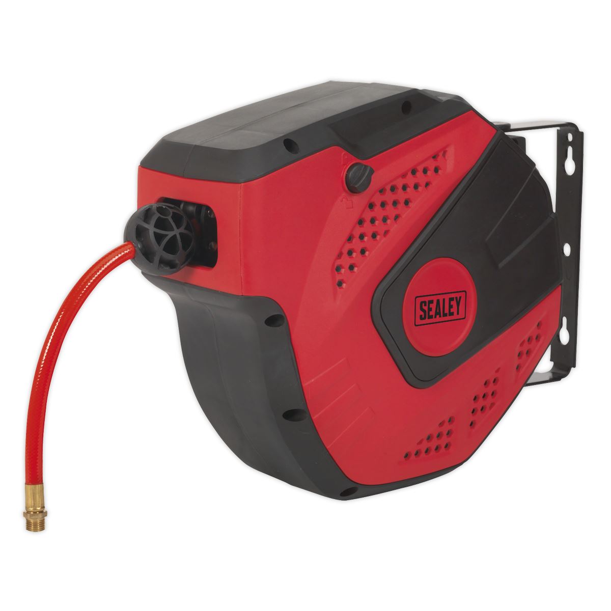 Sealey Air Hose Reel Auto Rewind Control 10Metre 8mm ID PU Hose SA821