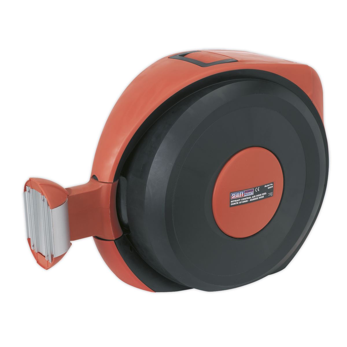 Sealey Air Hose Reel Auto-Rewind Control 30m �10mm ID - Rubber Hose SA824
