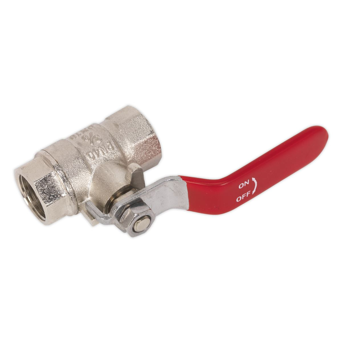 Sealey Lever Ball Valve Female 3/8"BSP x 3/8"BSP SA907