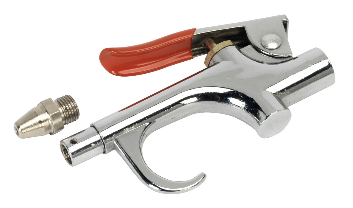 Sealey Air Blow Gun Palm Type With 1/4"BSP Air Inlet & Safety Nozzle SA913