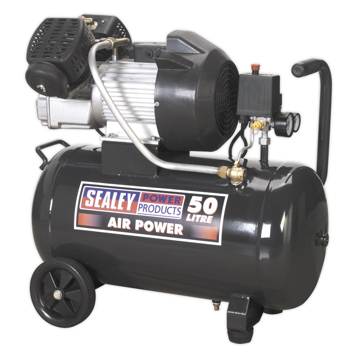 Sealey Air Compressor 50L V Twin Direct Drive 3hp SAC5030VE
