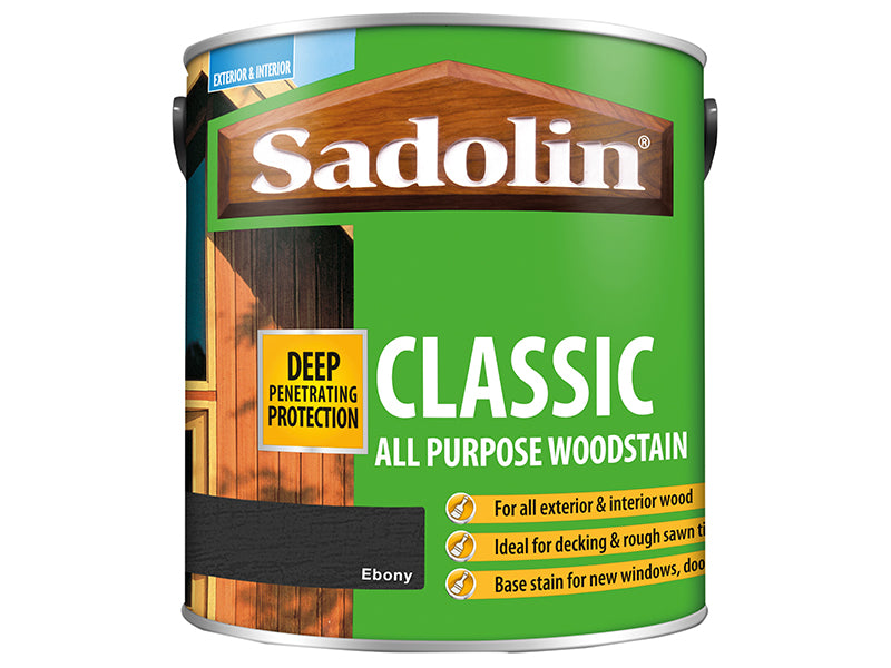 Sadolin Classic Wood Protection Ebony 2.5 litre SAD5012903