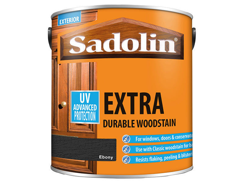 Sadolin Extra Durable Woodstain Ebony 2.5 litre SAD5012994
