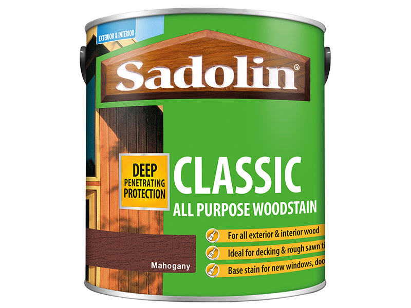 Sadolin Classic Wood Protection Mahogany 2.5 litre SAD5028492