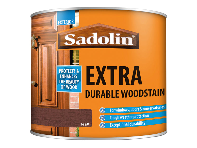 Sadolin Extra Durable Woodstain Teak 500ml SAD5028533