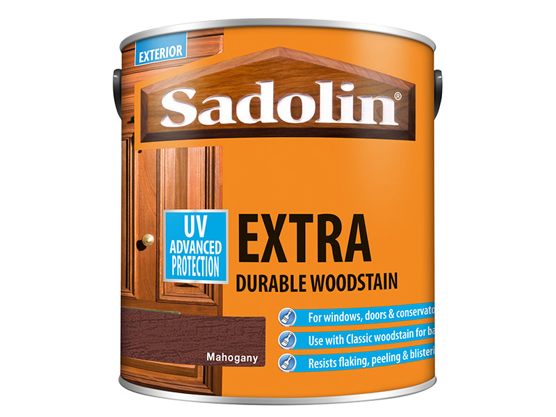 Sadolin Extra Durable Woodstain Mahogany 2.5 litre SAD5028567