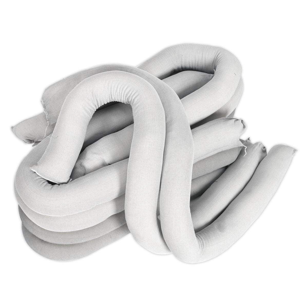 Sealey Spill Absorbent Sock 80mm x 1.2m Pack of 10 SAS10