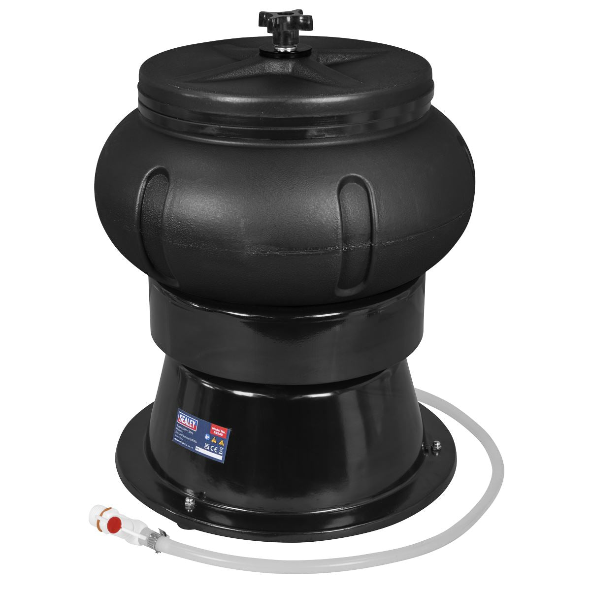 Sealey 18lb Vibratory Tumbler Polisher 250mm Parts Cleaner 230V/50Hz SB949