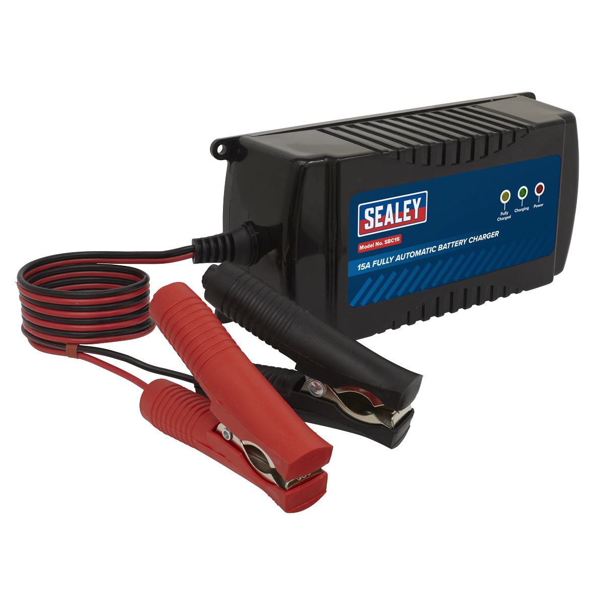 Sealey Battery Maintainer Charger 12V 15A Fully Automatic SBC15