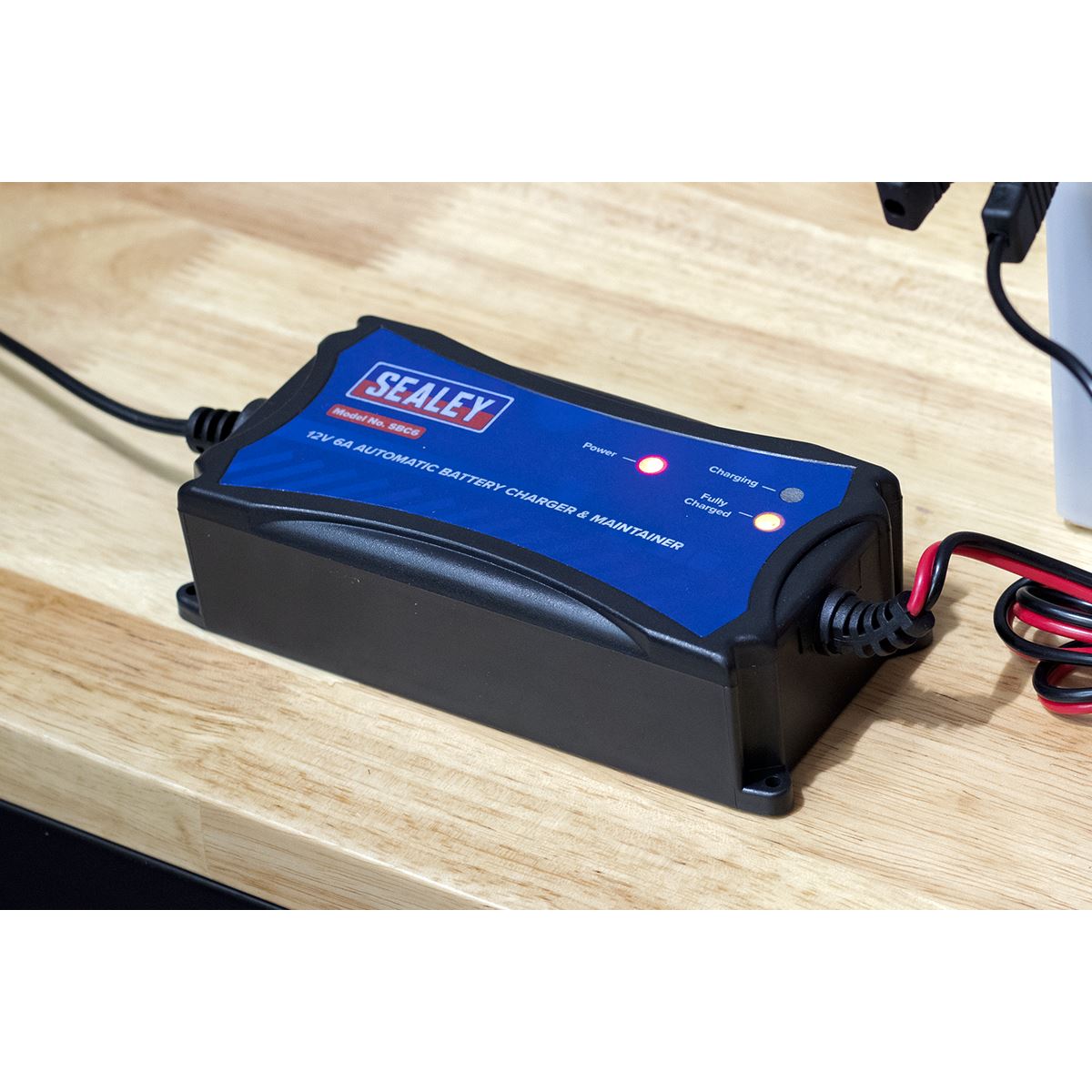 Sealey Battery Maintainer Charger 12V 6A Fully Automatic SBC6