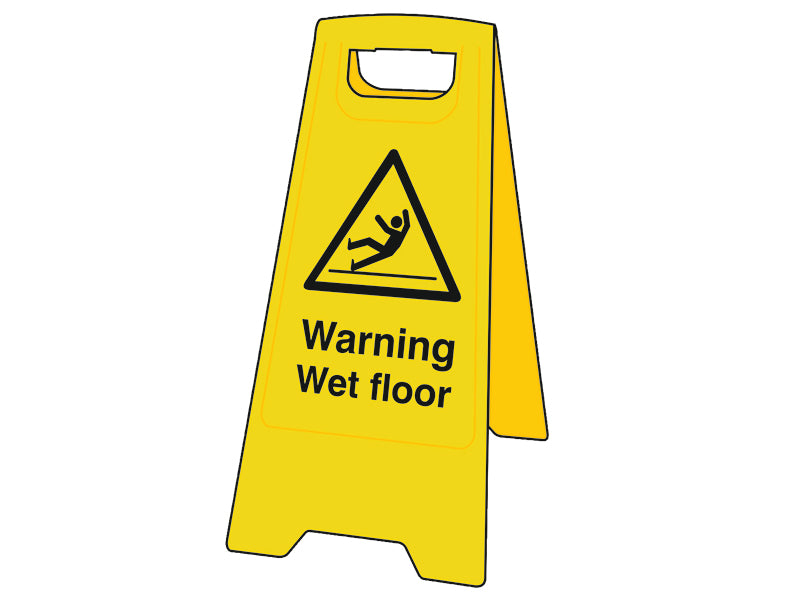 Scan Warning Wet Floor - Heavy Duty 'A' Board SCA4702