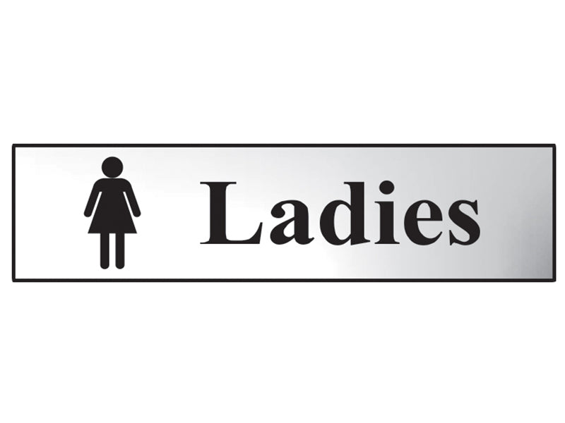 Scan Ladies - Polished Chrome Effect 200 x 50mm SCA6002C