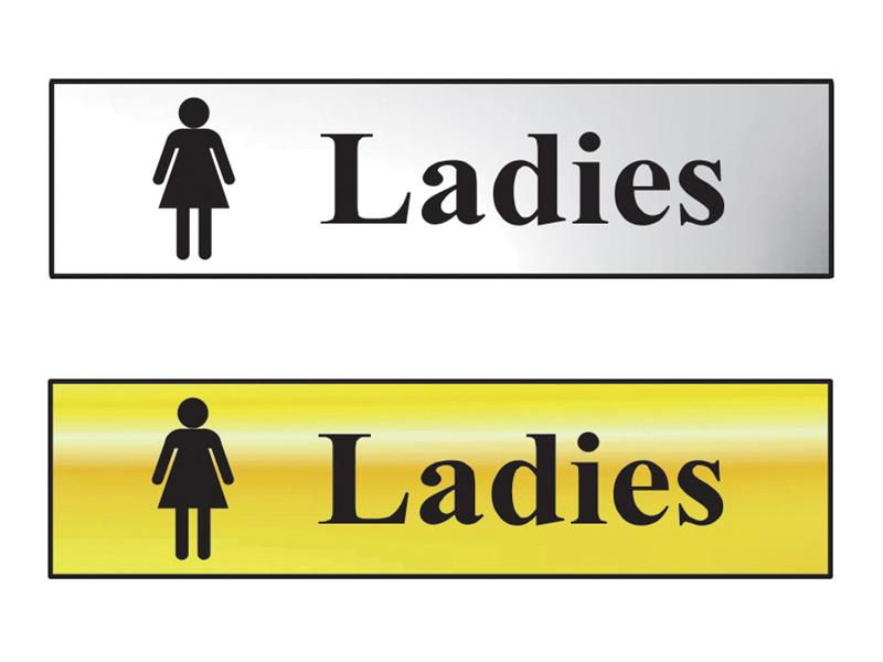 Scan Ladies - Polished Chrome Effect 200 x 50mm SCA6002C