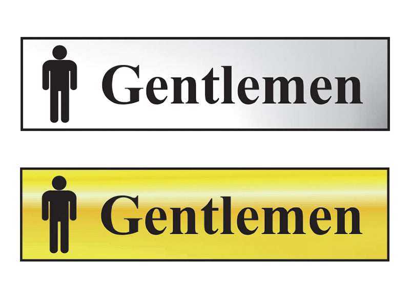 Scan Gentlemen - Polished Chrome Effect 200 x 50mm SCA6003C