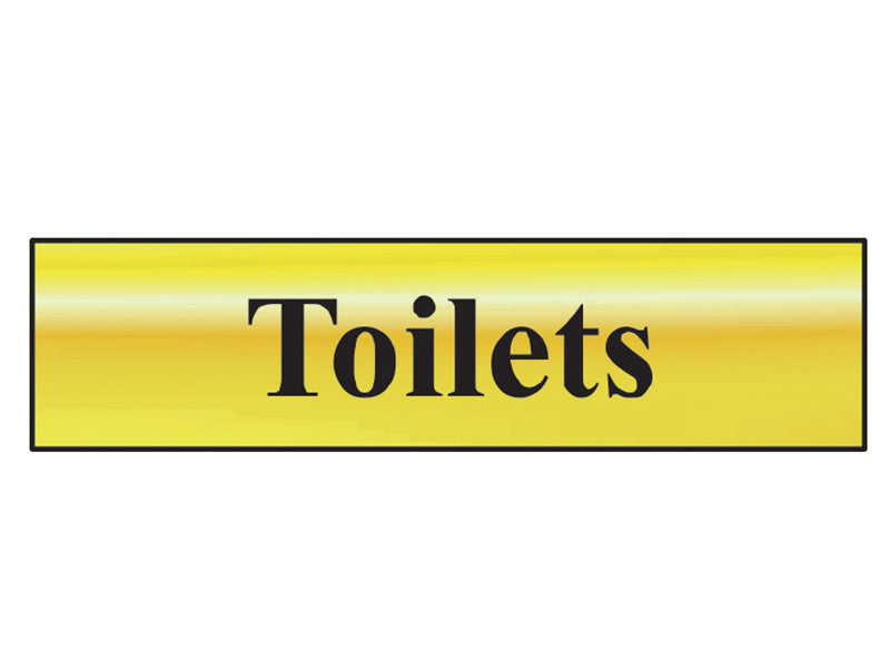 Scan Toilets - Polished Brass Effect 200 x 50mm SCA6005