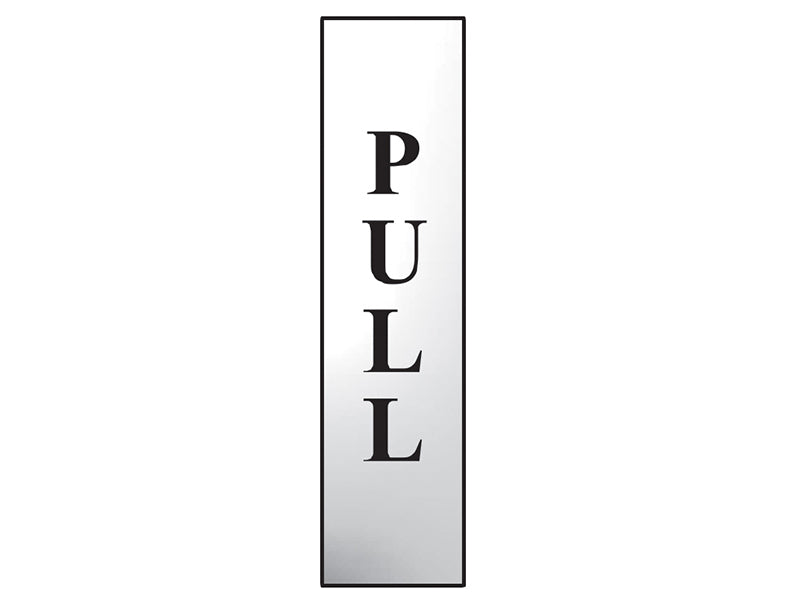 Scan Pull Vertical - Polished Chrome Effect 50 x 200mm SCA6034C