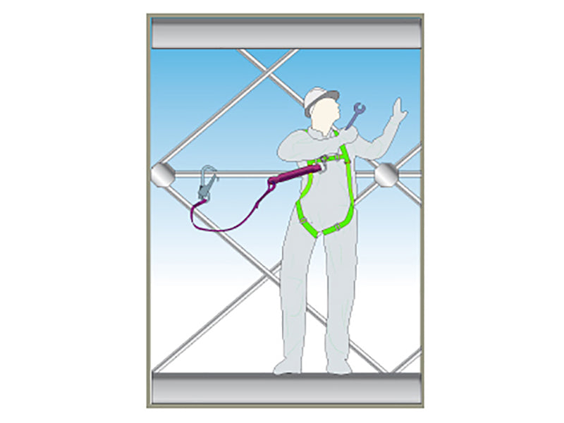 Scan Fall Arrest Harness 2-Point Anchorage SCAFAHARN6
