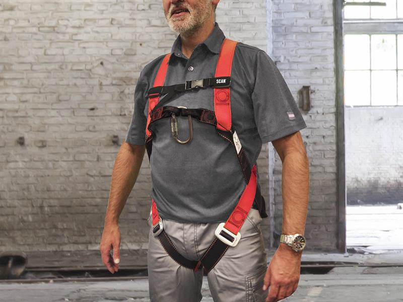 Scan Fall Arrest Harness 2-Point Anchorage SCAFAHARN6