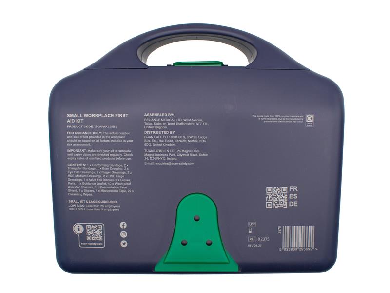 Scan First Aid Kit 1-25 Persons BS Approved SCAFAK125BS