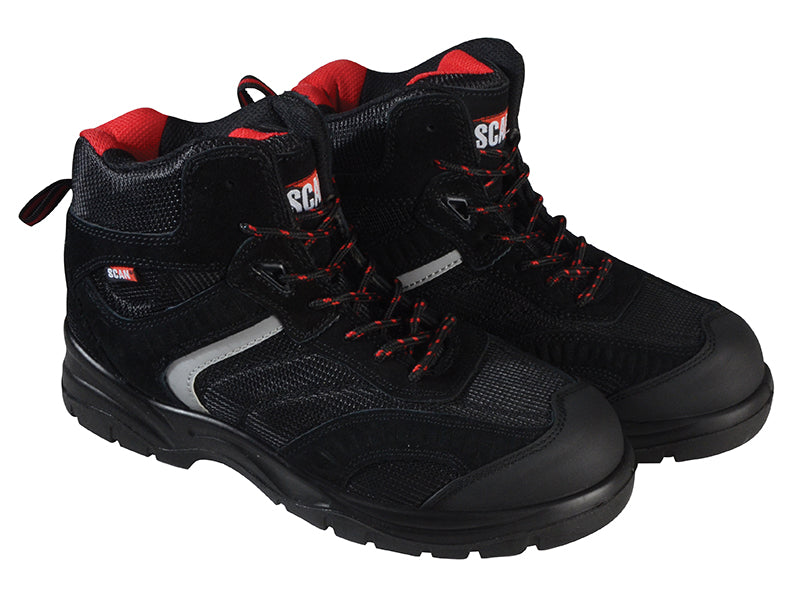 Scan Bobcat Low Ankle Hiker Boots Black UK 12 EUR 47 SCAFWBOB12