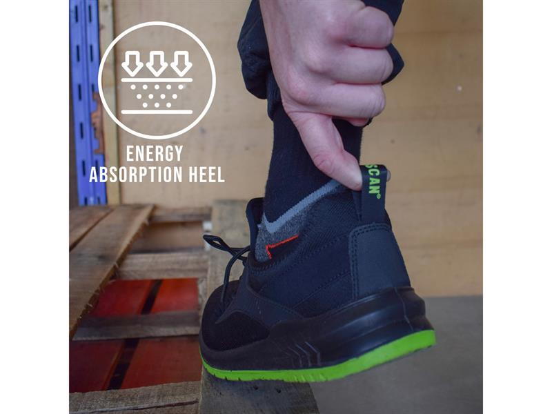 Scan Viper S1P Safety Trainers Fuel And Oil Resistant UK 8 EUR 42 SCAFWVIPTR8