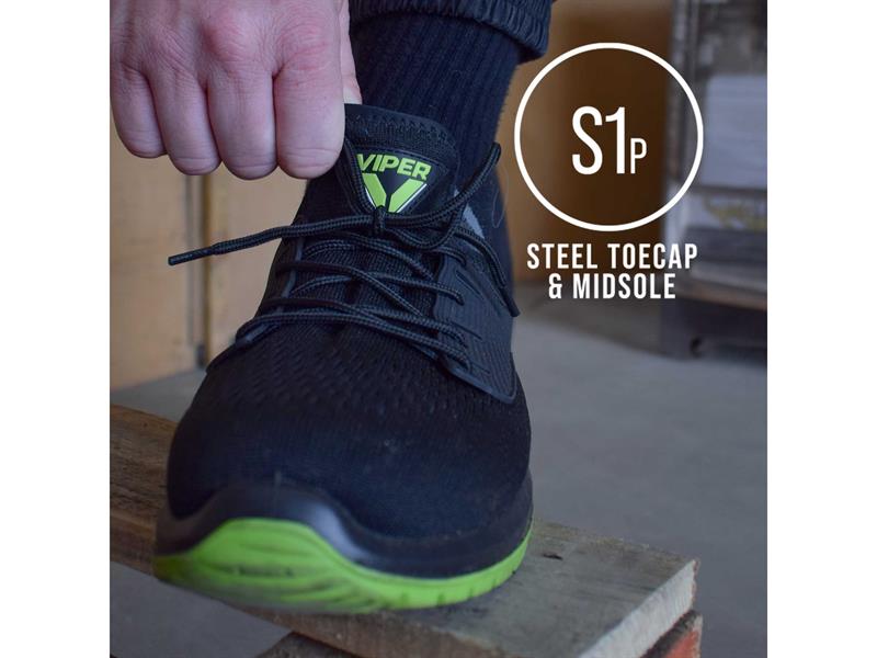 Scan Viper S1P Safety Trainers Fuel And Oil Resistant UK 8 EUR 42 SCAFWVIPTR8