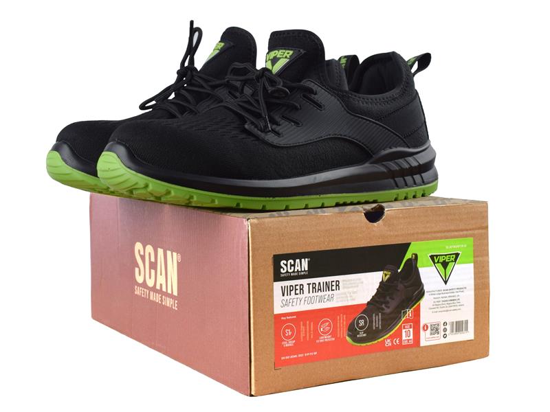 Scan Viper S1P Safety Trainers Fuel And Oil Resistant UK 9 EUR 43 SCAFWVIPTR9