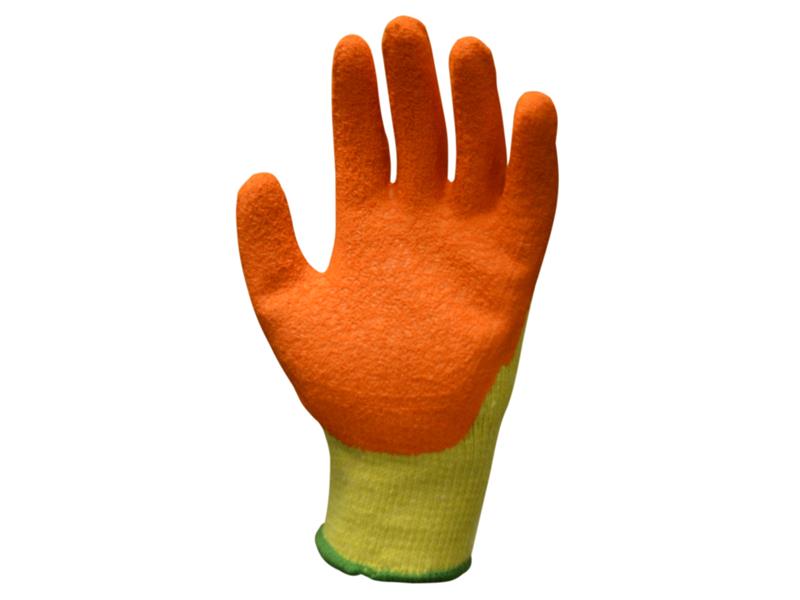 Scan Knitshell Latex Palm Gloves - L (Size 9) (Pack 12) SCAGLOKSPK12