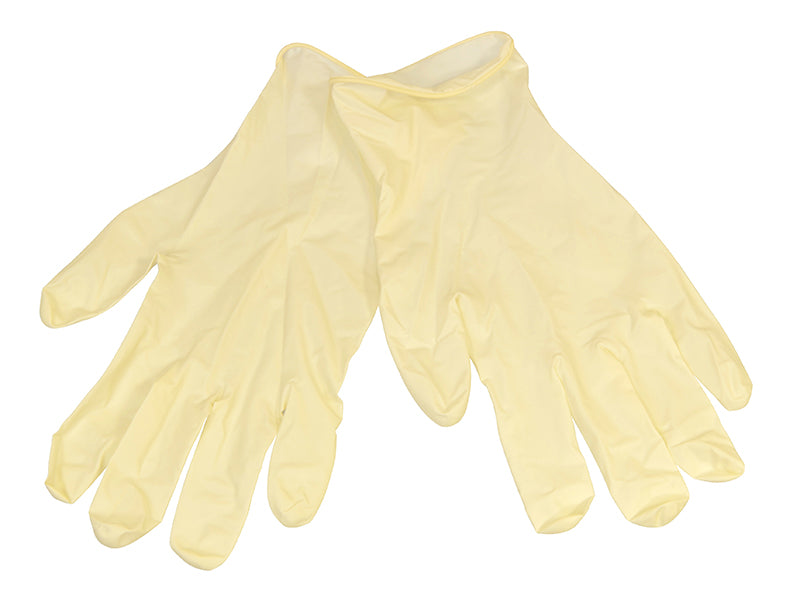 Scan Latex Gloves - Medium (Box 100) SCAGLOLATEXM