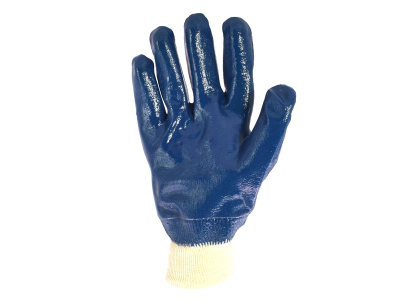 Scan Nitrile Knitwrist Heavy-Duty Gloves SCAGLONIT
