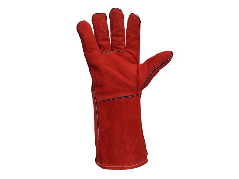 Scan Welder's Gauntlets - Large (Size 9) SCAGLOWELRED