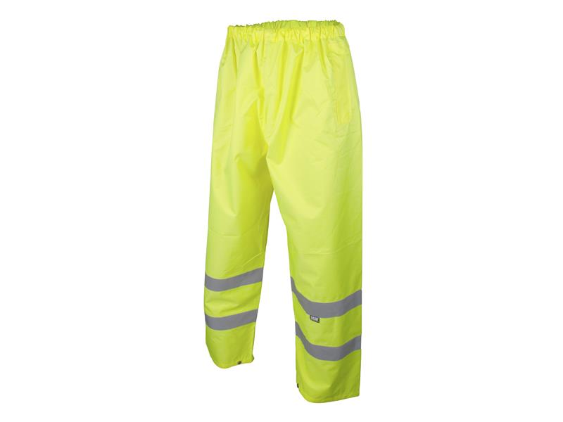 Scan Hi-Vis Motorway Trouser Yellow XXL 48in SCAHVMTXXL