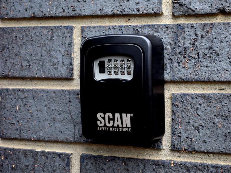 Scan 4 Dial Combination Key Safe Width 90mm Height 119mm Depth 49mm SCAKEYSAFE
