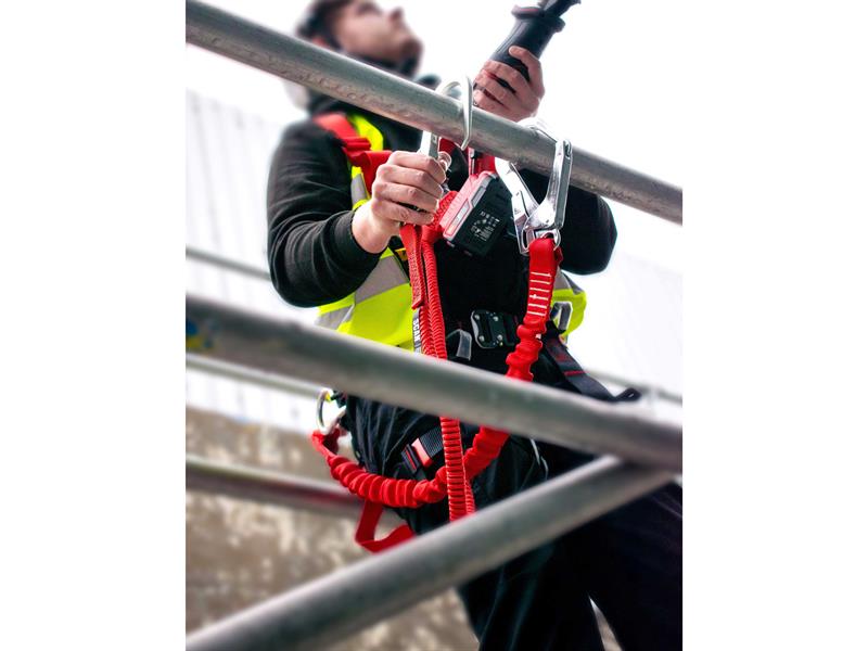 Scan Tool Structure Lanyard Length 1500 - 2500mm With Scaffold Hook SCALYSTR