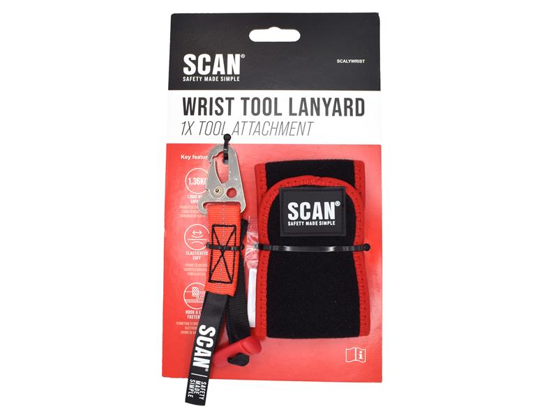 Scan Interchangeable Wrist Lanyard Capacity 1.36kg Stainless D ring SCALYWRIST