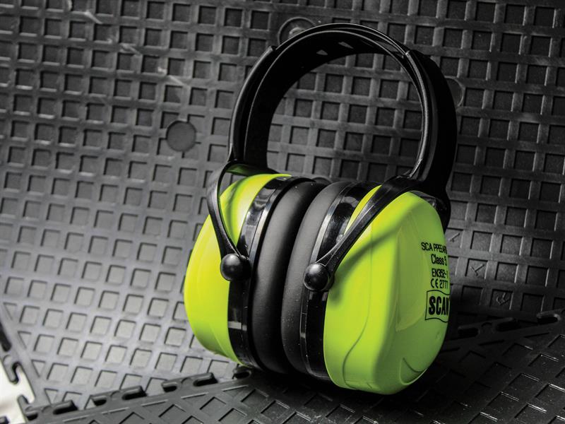 Scan Hi-Vis Ear Defenders SCAPPEEARDP