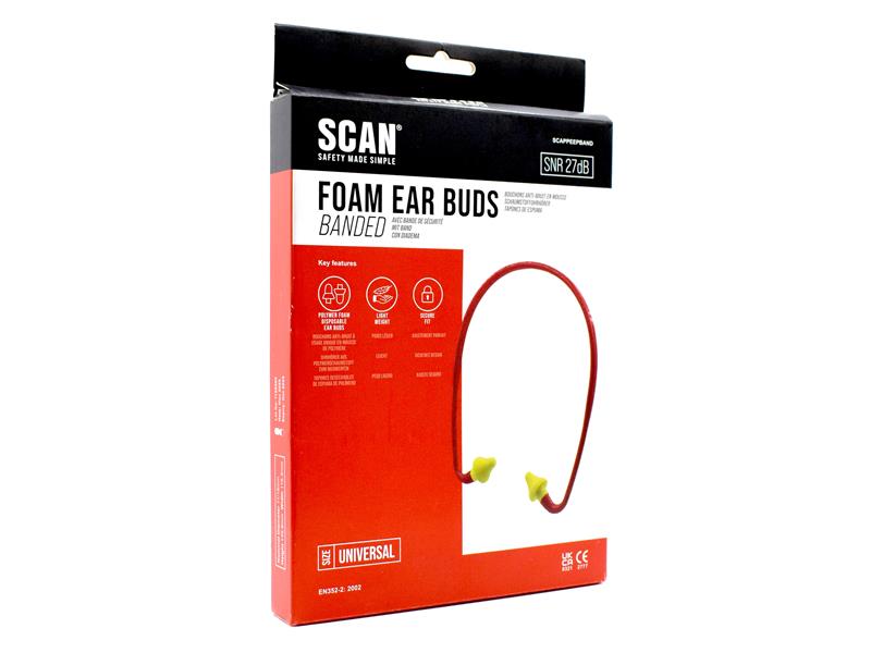 Scan Banded Foam Ear Bud SCAPPEEPBAND