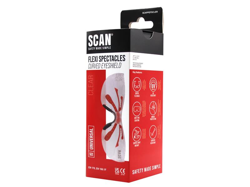 Scan Flexi Spectacle Clear SCAPPEFSCLER