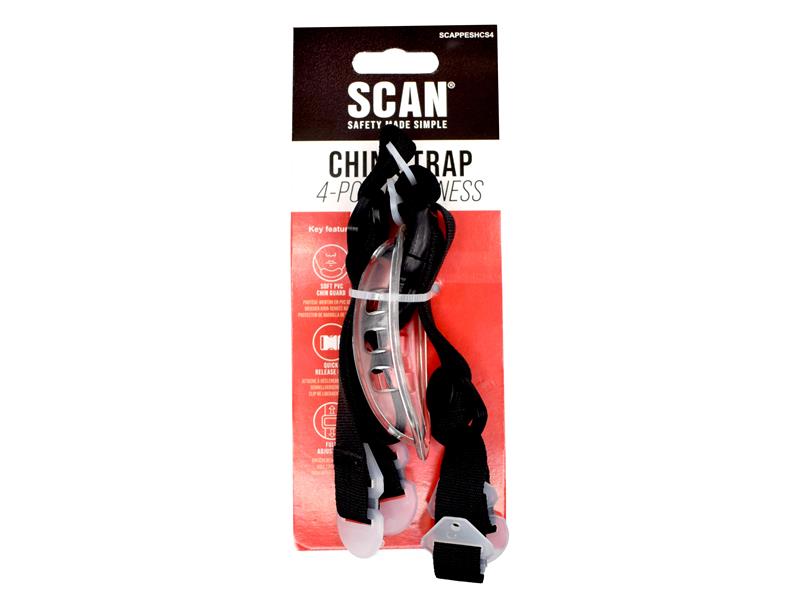 Scan 4 Point Safety Helmet Chin Strap Quick Release Clasp SCAPPESHCS4