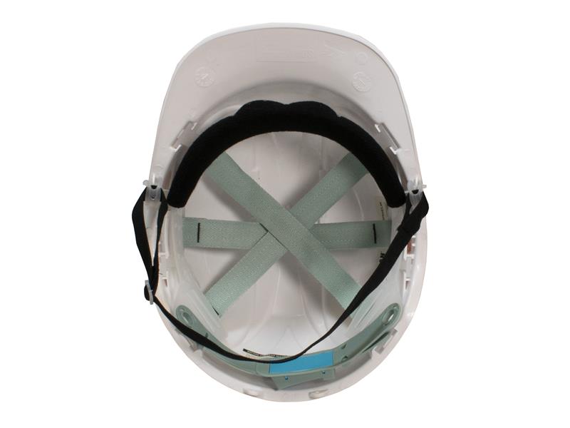 Scan Deluxe Safety Helmet - White SCAPPESHDELW