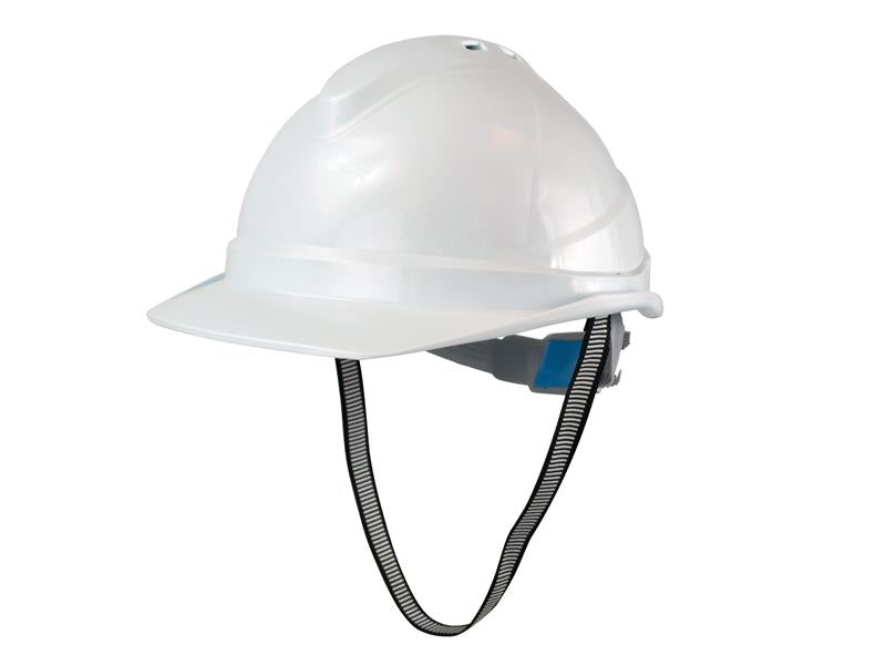 Scan Deluxe Safety Helmet - White SCAPPESHDELW