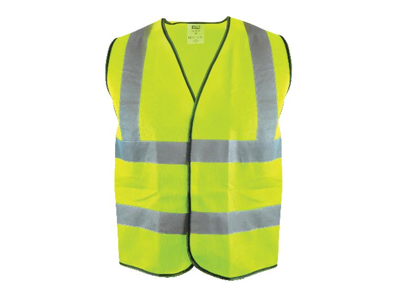 Scan Hi-Vis Yellow Waistcoat - XXL (52in) SCAWWHVWXXL