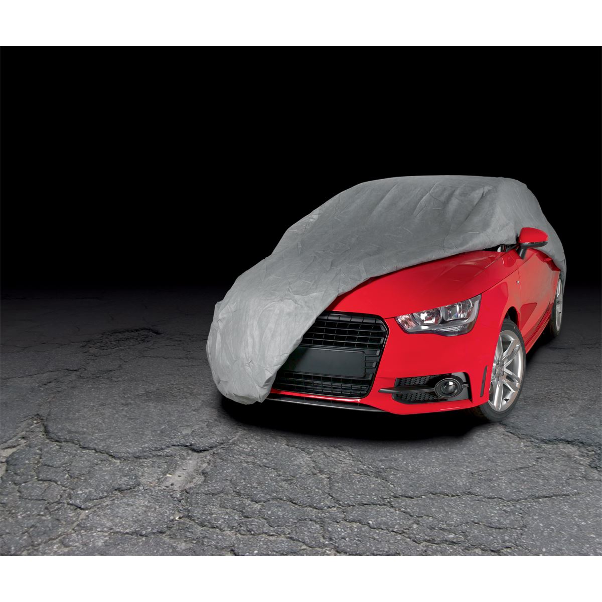 Sealey All-Seasons Car Cover 3-Layer - Medium SCCM