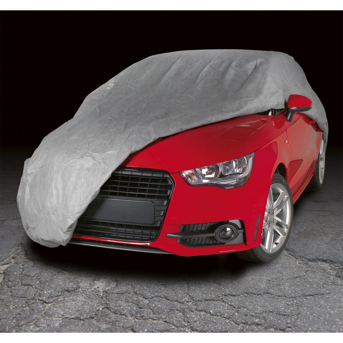 Sealey All-Seasons Car Cover 3-Layer - Medium SCCM