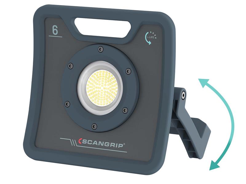SCANGRIP NOVA 6 Work Light 6000 Lumens LED Floodlight AC 100-240V SCG036203UK
