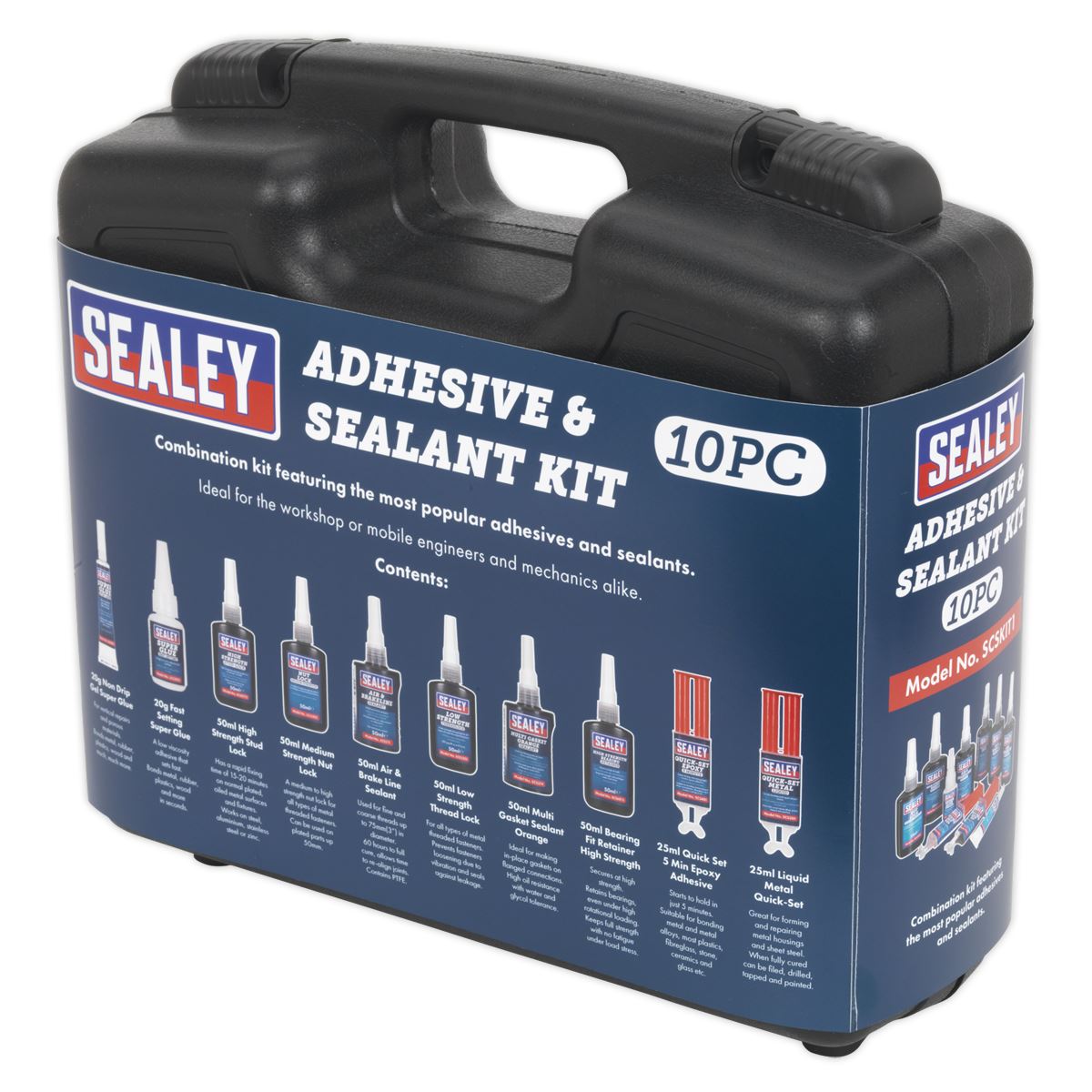 Sealey Adhesive & Sealant Kit 10pc SCSKIT1