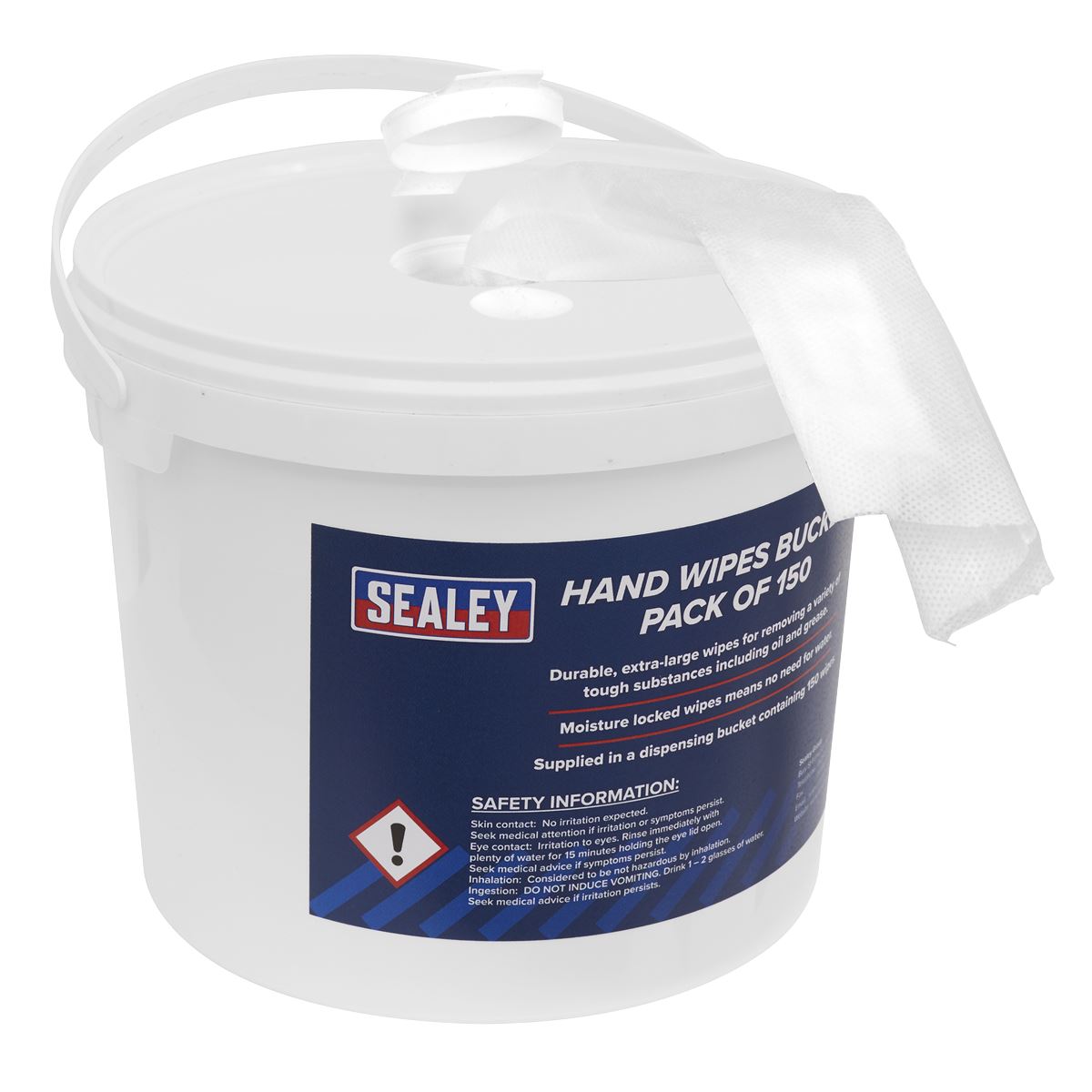 Sealey Hand Wipes Bucket - Pack of 150 SCW3