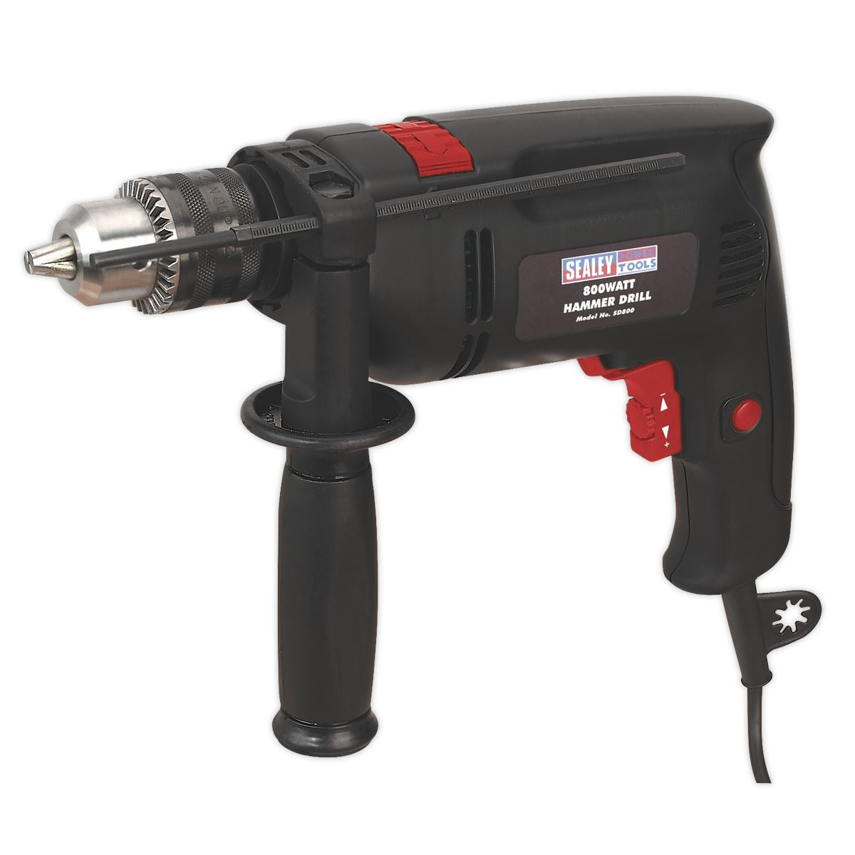 Sealey Hammer Drill �13mm Variable Speed with Reverse 850W/230V SD800